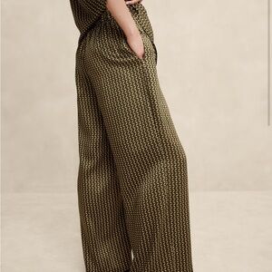 Patterned Brown and Black Pants